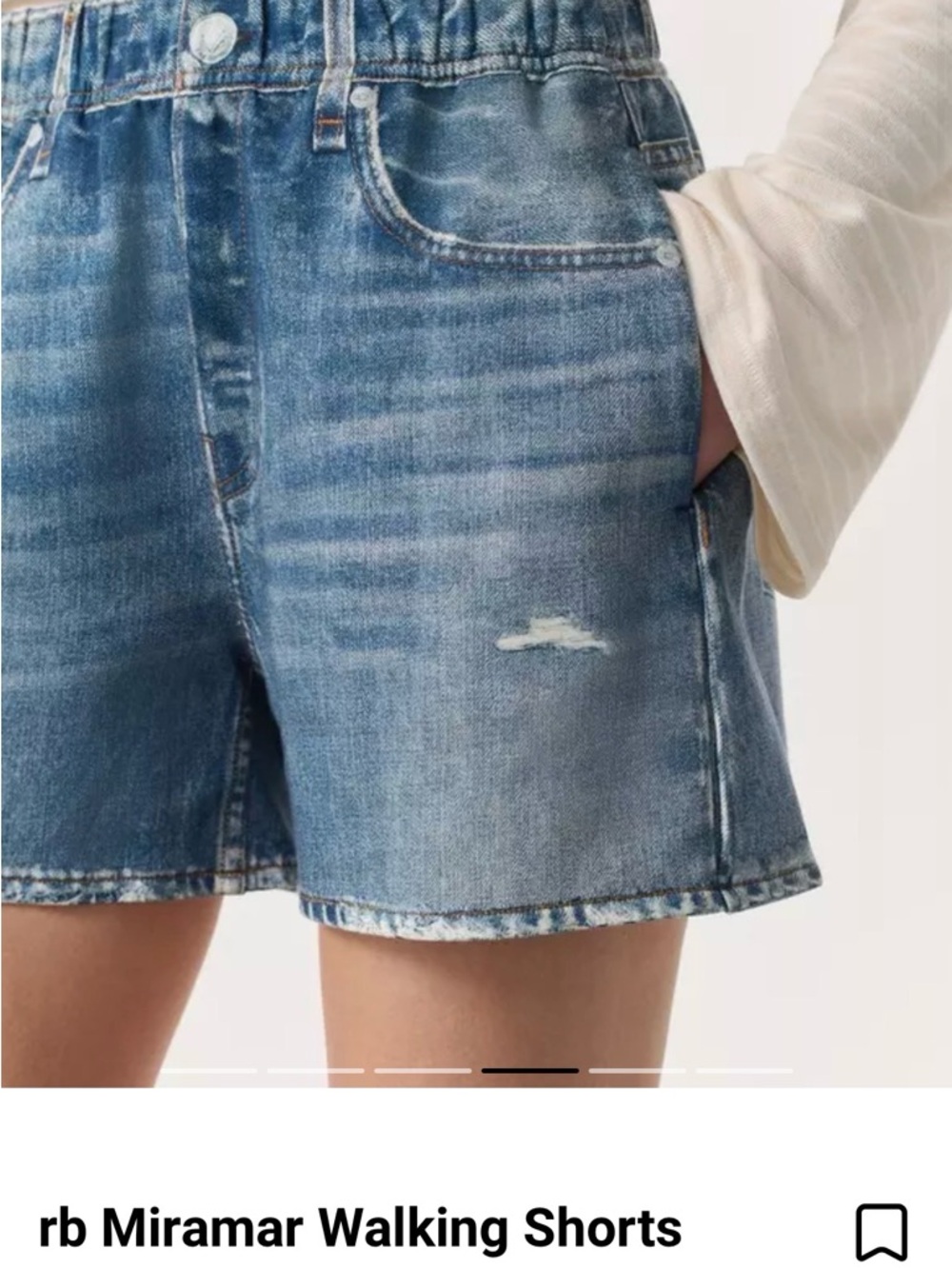 Rag & Bone Miramar Walking Shorts NWT size M